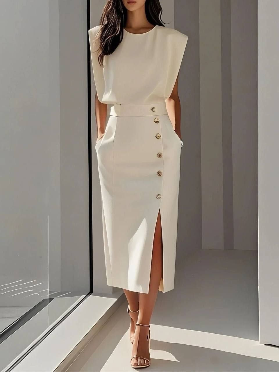 Beige / XXL - 48