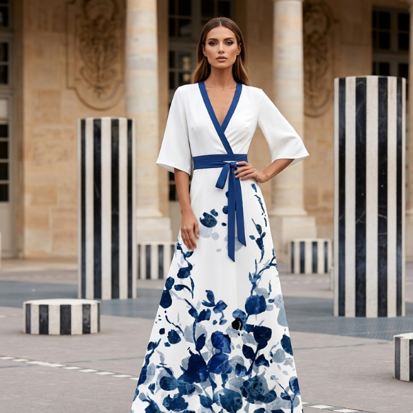 Blanc de Neige & Bleu Horizon / 4XL