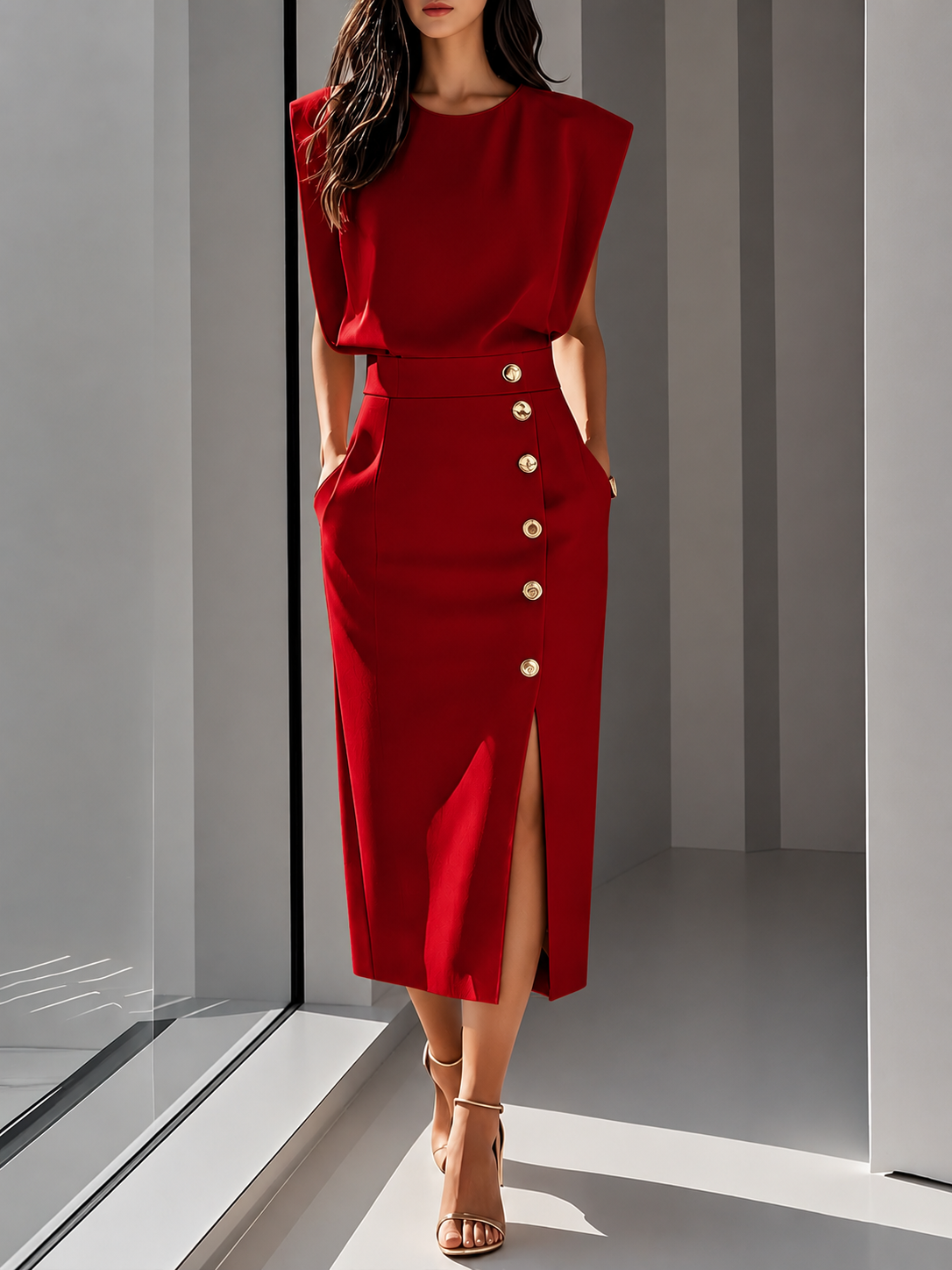 Rouge / XXL - 48