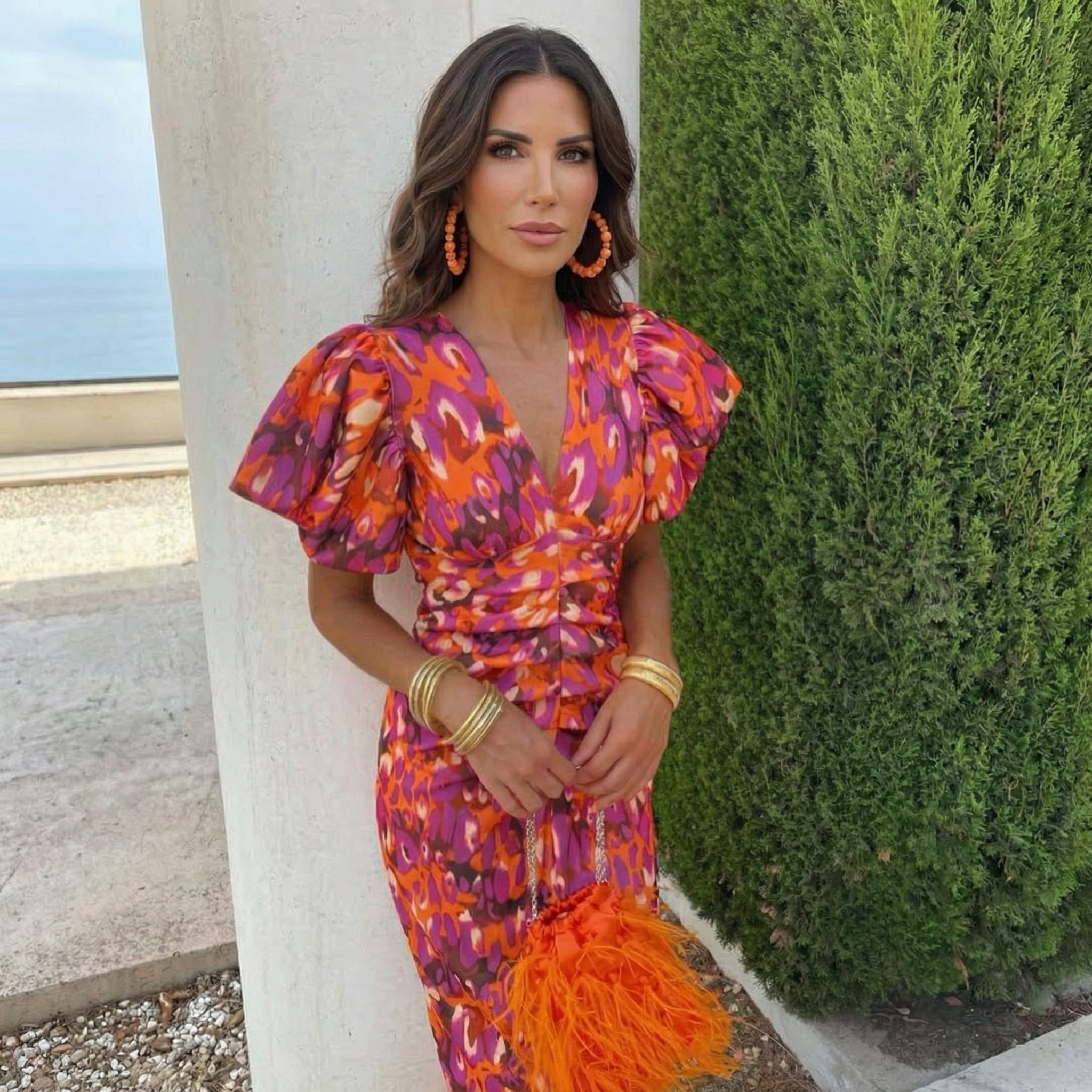 Orange & Pourpre / 3XL